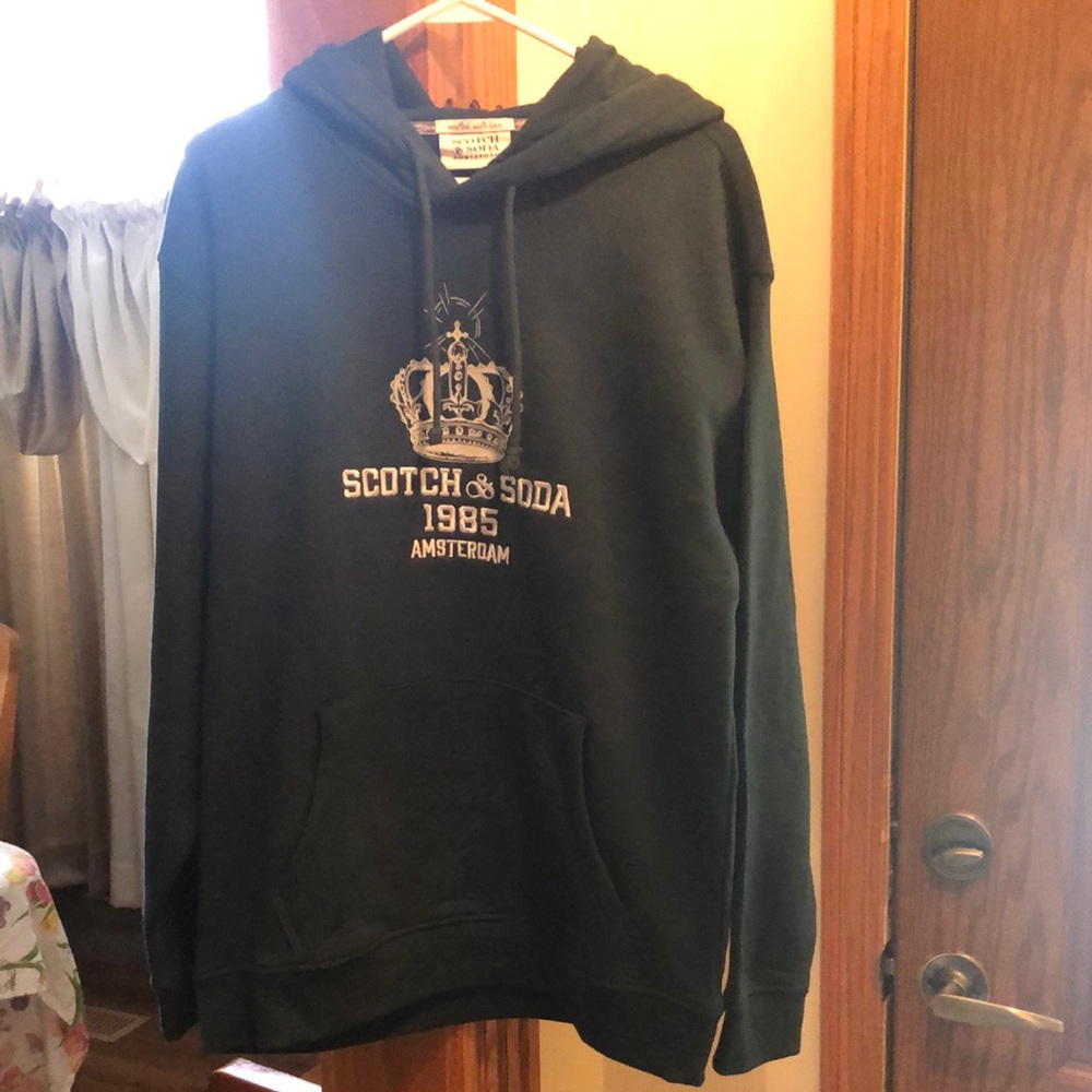 Scotch & Soda Green and Silver Sweatshirt